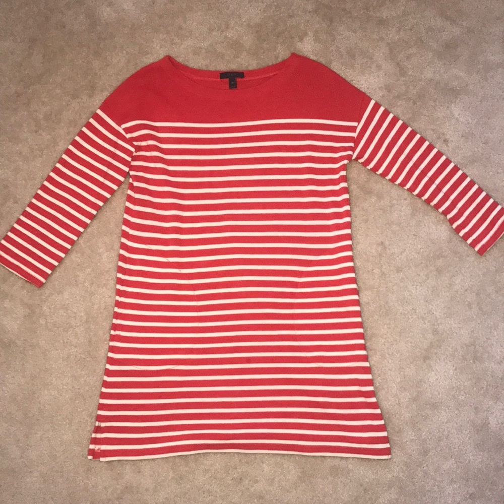 J.Crew tunic mini dress boat neck